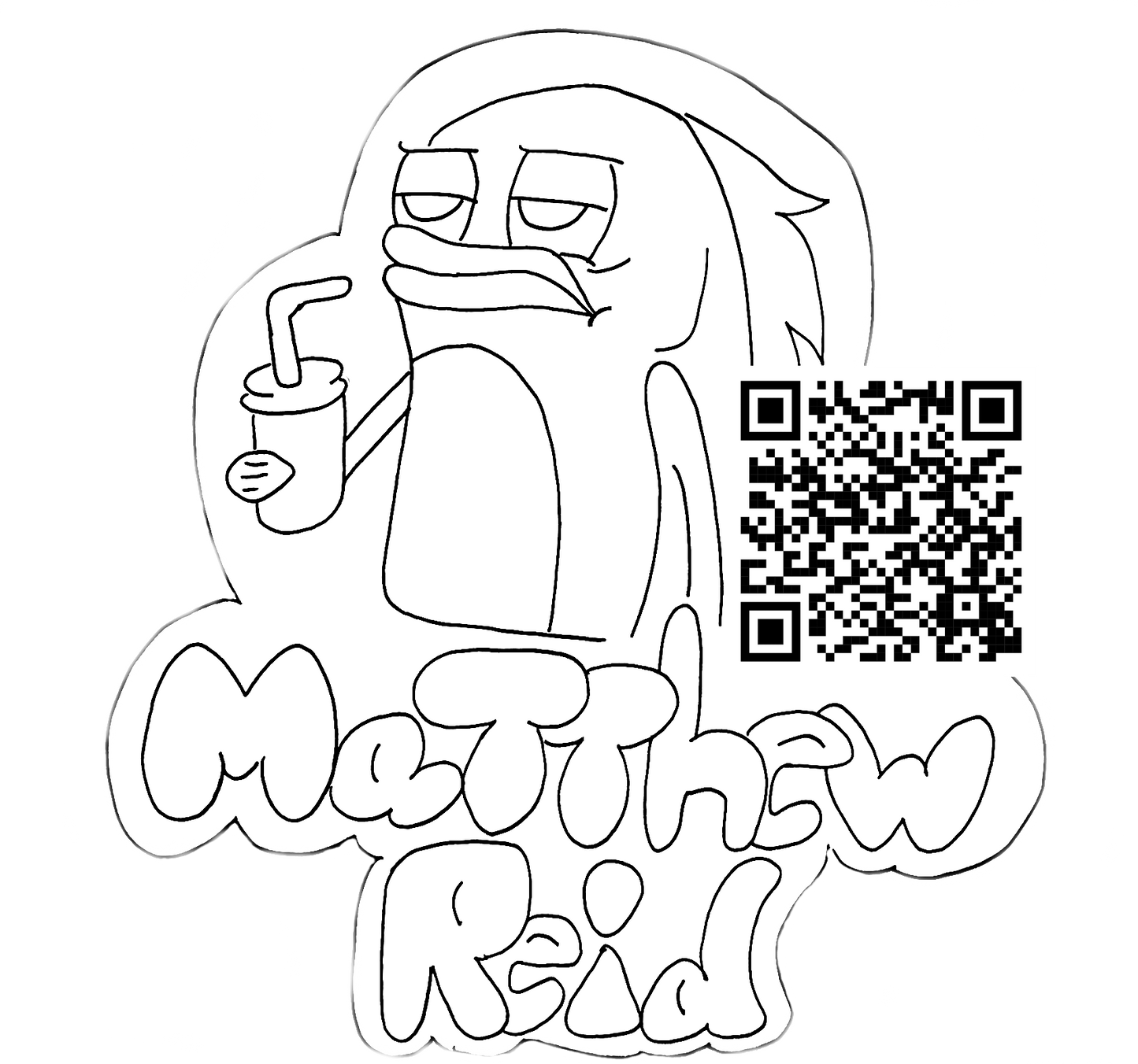 Spongebob "My Leg" Sticker
