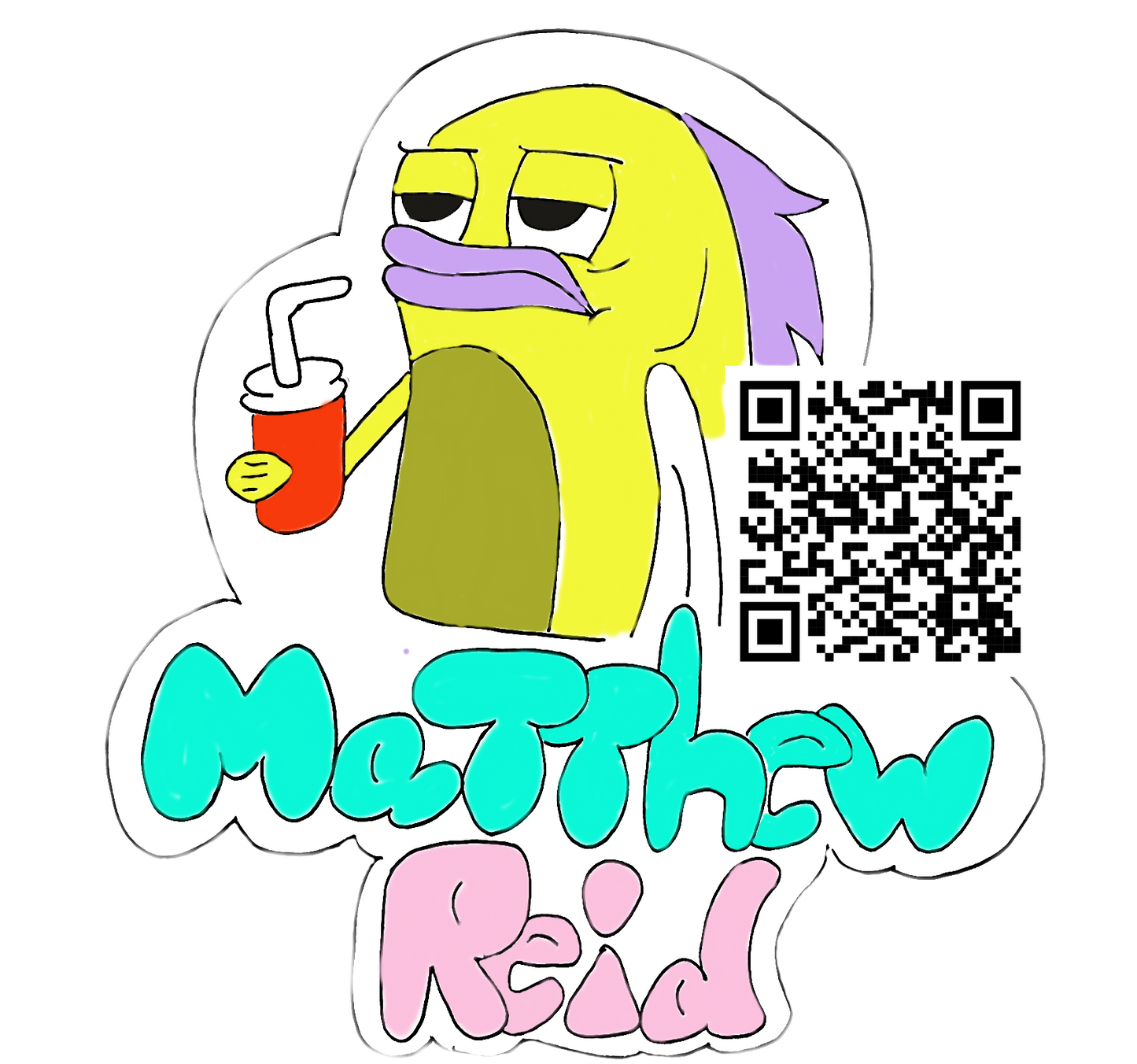 Spongebob "My Leg" Sticker