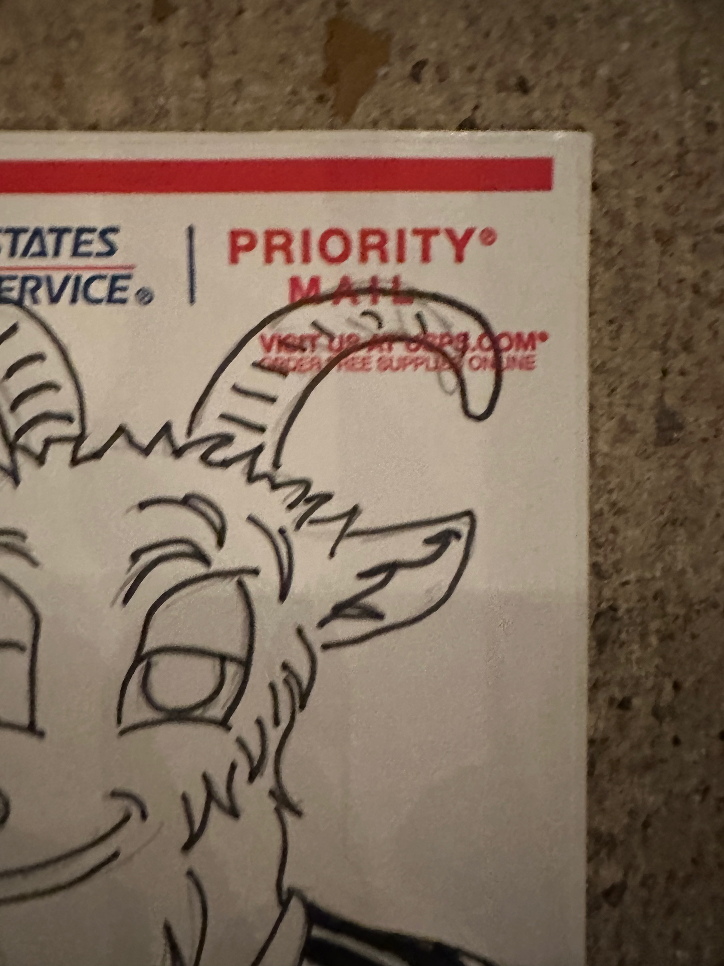 Messi GOAT USPS Label 228