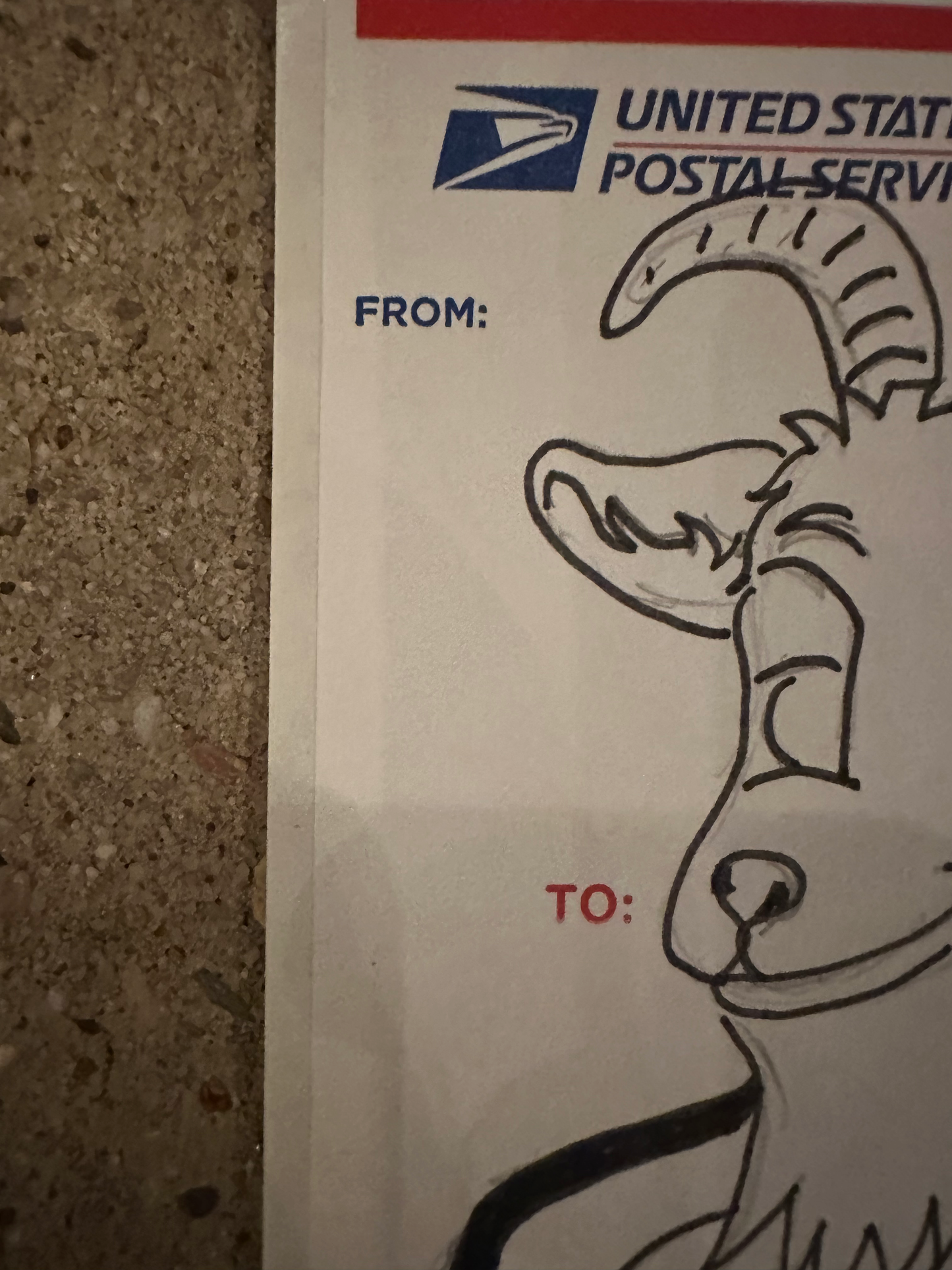 Messi GOAT USPS Label 228