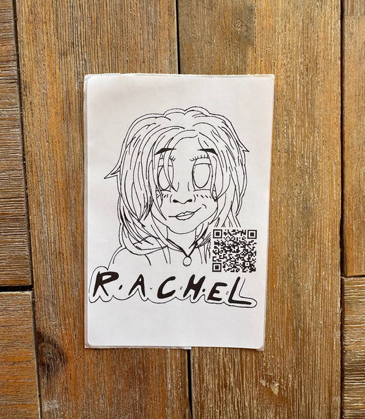 Rachel Green Friends Sticker